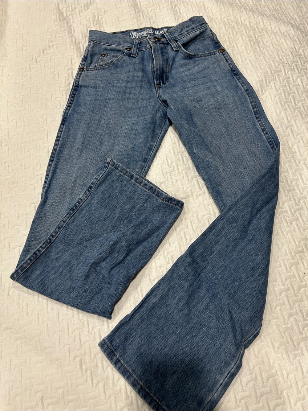 Wrangler kids  Blue Relaxed Bootcut Jeans